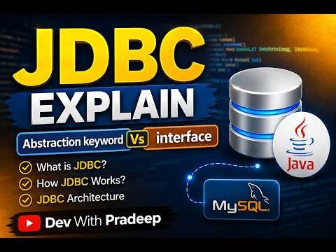 JDBC Architecture & Working Explained | Java + MySQL