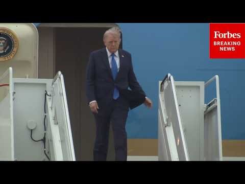 BREAKING NEWS: President Trump Lands At Joint Base Andrews After Returning From Florida