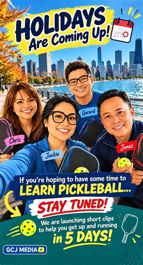 Learn Pickleball in 5 Days! Holiday Challenge!