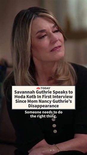 Watch: Savannah Guthrie describes "agony" of missing mom in first interview since her disappearance