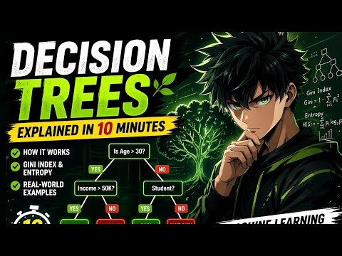 Decision Trees Explained in 10 Minutes 🌳 | Machine Learning Made Easy