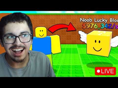Roblox Be a Lucky Block LIVE!