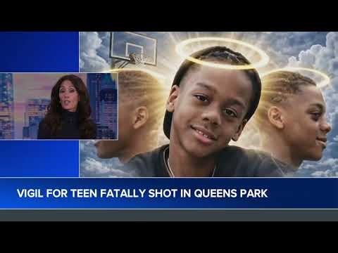 Vigil held for 15-year-old killed at park in Queens