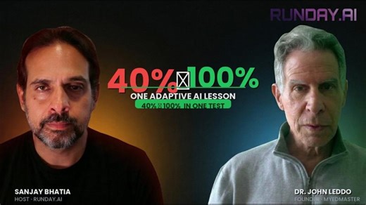 From 40% to 100%: How Adaptive AI Is Fixing Education | Dr. John Leddo | METY Technology