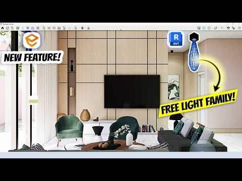 Enscape 4.1 NEW Light Management Feature! (Plus Free Revit Family)