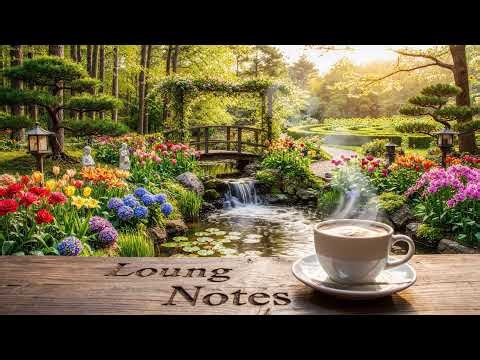 Relaxing Jazz Music & Spring Coffee Shop Ambience 🌸 Perfect Background Music for Deep Study ☕