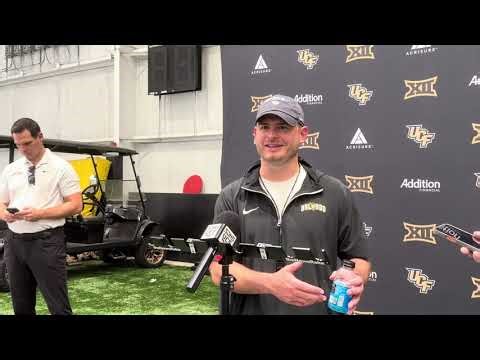 UCF Offensive Coordinator Steve Cooper Talks Spring Practice and Handing Off Tight End Coach Role