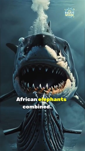 This Shark Shouldn’t Exist 😨 | Truth About Megalodon 🦈 #megalodon #shark #ocean