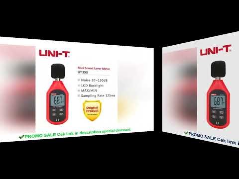 UNI-T UT353 Digital Sound Level Meter UT353BT Noisemeter 30-130dB Decibel Tester Noise Audio Detecto