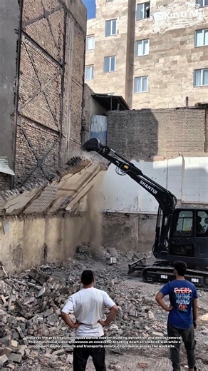 Smart Demolition Techniques! Excavators and Loaders Working Together