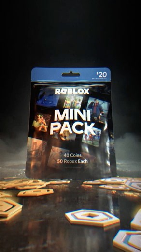 ghost the candy. get robux. mini packs available now at target.