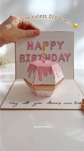 Drop a 🎂 if you thinkhandmade cards are better than store-bought ones #handmadegift