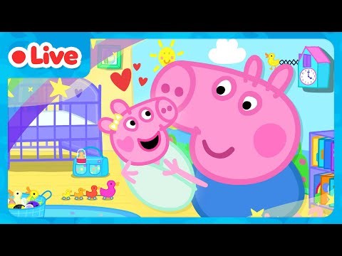 🔴 LIVE: George Pig And Baby Evie Adventures 🍼 Peppa Pig & Evie Pig Full Episodes | Kids Cartoons