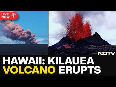 Kilauea Volcano LIVE | Eruption In Hawaii | Lava Fountains & Ash Plumes | Kilauea Live Updates
