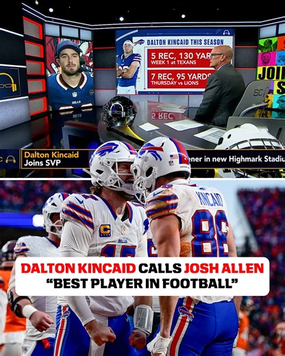 Dalton Kincaid with some high praise for his QB 🙌 #nfl #joshallen #buffalobills