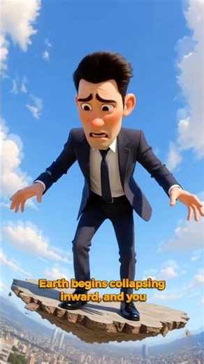 What If Earth Collapsed Inward?