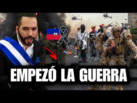 NOW IT’S ON.. THE WAR HAS BEGUN BETWEEN CRIMINAL GANGS AND NAYIB BUKELE’S SOLDIERS IN HAITI