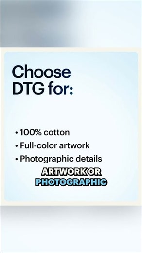 Direct to garment printing for full color designs