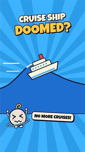 What happens to a cruise ship if Earth stops spinning? 🚢 #Shorts