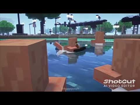 Can Minecraft Villager Handle Shark Attack? #minecraft​ #villager​ #grox​