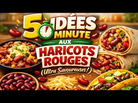 5 Idées Minute aux Haricots Rouges (Ultra Savoureuses!) 