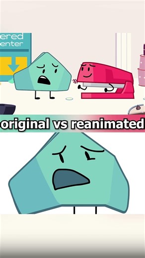 BFDI:TPOT 22 ORIGINAL VS REANIMATED COMPARISON #bfdi #tpot #bfdia #bfb #osc #objectshow