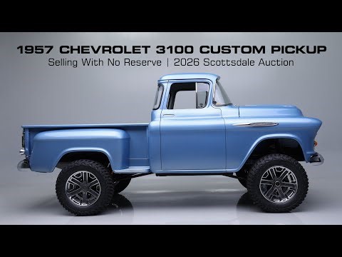 FIRST LOOK - 1957 Chevrolet 3100 Custom Pickup - BARRETT-JACKSON 2026 SCOTTSDALE AUCTION