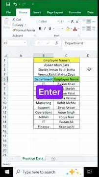 Convert Excel Columns into One List 🔥