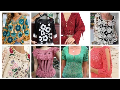 Attractive crochet Top blouse Designs ideas 2026
