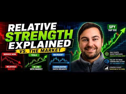 How To Read Relative Strength & Weakness Using The Daily Chart