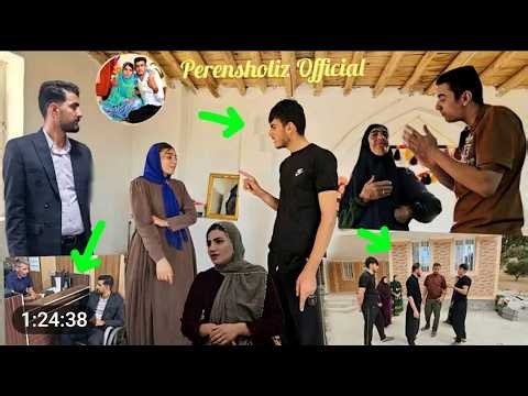 Sadegh, Arsalan, and other family members are present at the wedding celebration.