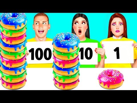 100 Couches de Nourriture Défi | Astuces de Cuisine Amusantes