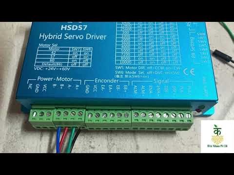 Closed Loop NEMA 23 Motor with HSD57 Driver | Complete Setup Guide