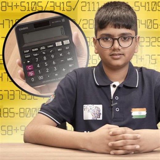 Genius Aaryan, aka the ‘human calculator’ can do mental mathematics faster than you could type it into your calculator 🤯 🧮 👏 | Guinness World Records