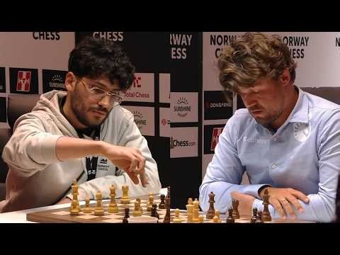 ALIREZA VS. MAGNUS WILD ENDGAME | Norway Chess 2026 Round 1