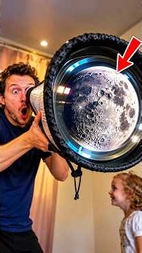 This Fresnel Lens Turns Into a MONSTER Telescope — Incredible Zoom!#telescope