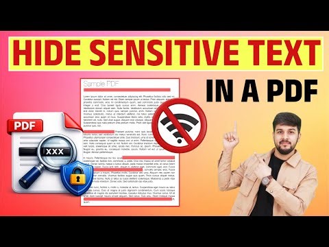 Redact PDF Offline | Hide Sensitive Text Information Securely (No Internet Needed) #PDFRedaction