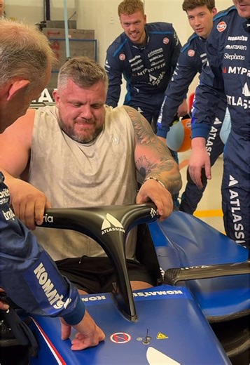 World's Strongest Brothers Meet F1 Car