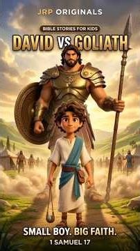 David and Goliath 🪨 | A Bible Story