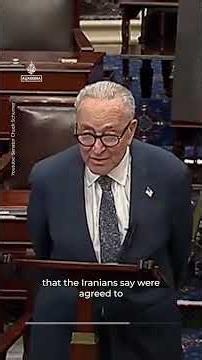 Schumer slams Trump over Iran war