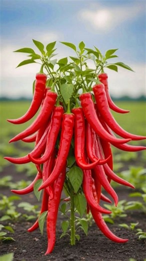Easy way to grow chili plants from chili seeds to produce lots of fruit #garden #fruit #nature