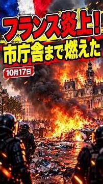 燃える市庁舎、フランスで今起きている怒り #フランス #時事
