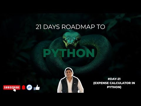 Python Final Project for Beginners | 21-Day Python Roadmap