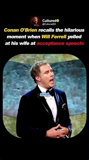 Will Ferrell's Funny Acceptance Speech 😂🎤