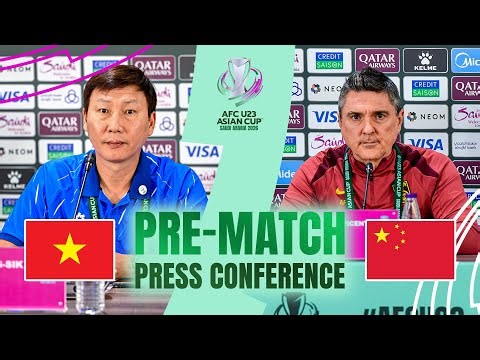 Pre-Match Press Conference | Vietnam vs China PR 🎙️ | AFC U23 Asian Cup™ 2026 – Semi-Finals