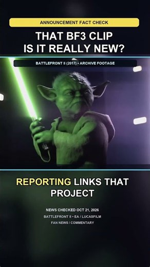 Star Wars battlefront 3 trailer fact check #tgg #cocomelon #gaming#twitch #starwars