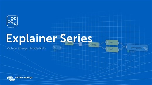 Use Node-RED to Run a Pool Pump on Victron Energy Solar Power | Victron Energy