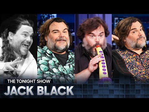 Jack Black Shows Off His Iconic Sax-a-Boom Skills, Shreds the Guitar and Sings a Revenge Song