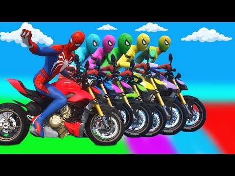 Spider-Man Rescue batman vs iron man vs venom funny Game GTA 5 superheros - Spider cool SS15