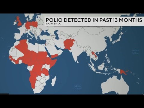 CDC issues new polio advisory for travelers